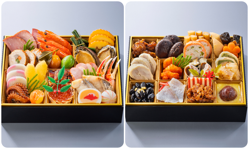 壱の重・弐の重からなる二段重