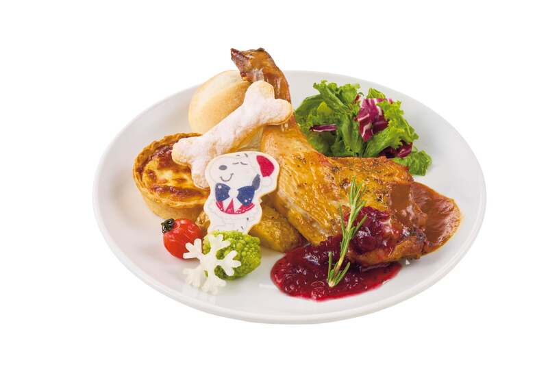 ローストチキン  〜デミグラス&ベリーソース〜  販売場所】スタジオ・スターズ・レストラン ※11/6より販売