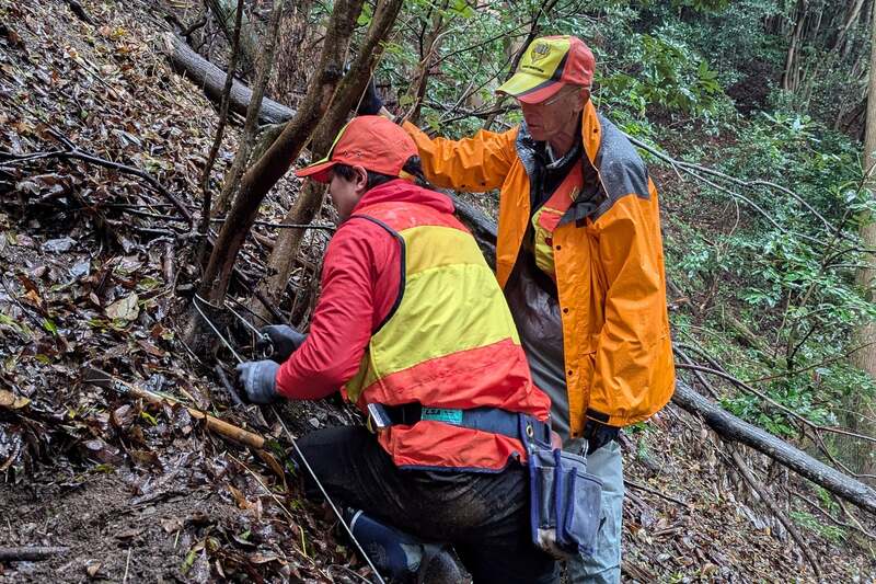 有害鳥獣捕獲隊員の仕事(イメージ)