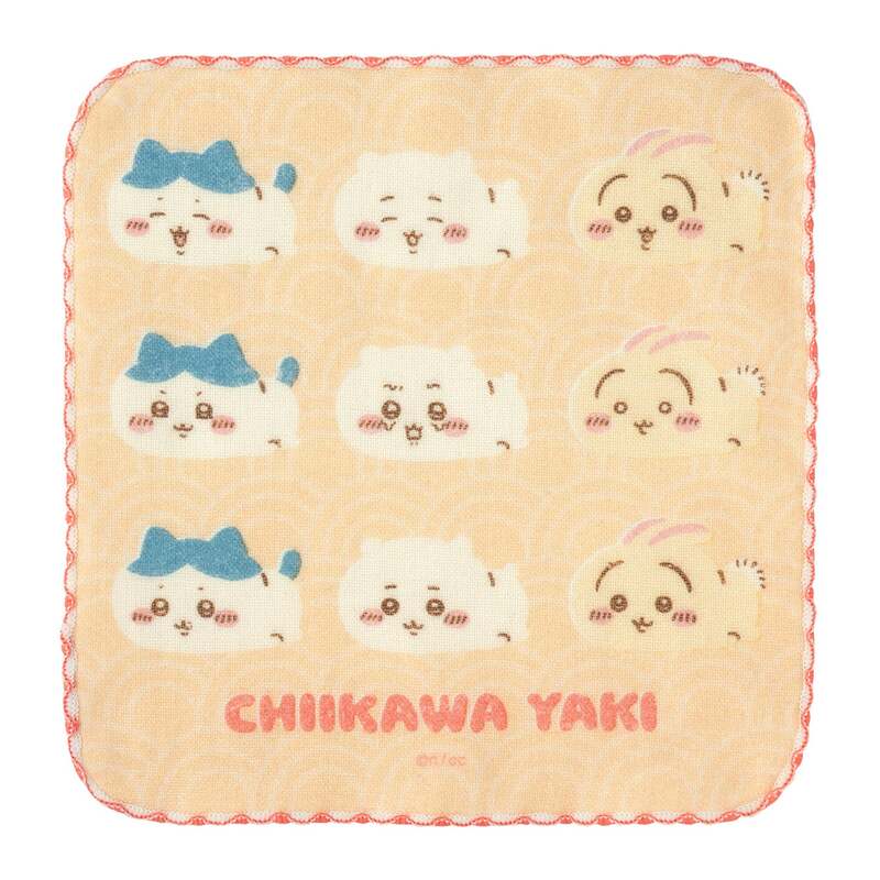 ちいかわ焼き ガーゼハンドタオル みんな