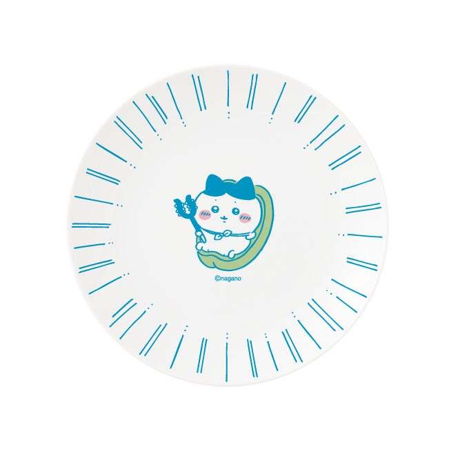 ハチワレのピーマン肉詰め皿