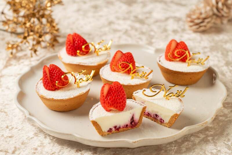 【ホワイトチョコといちごのタルト】480円