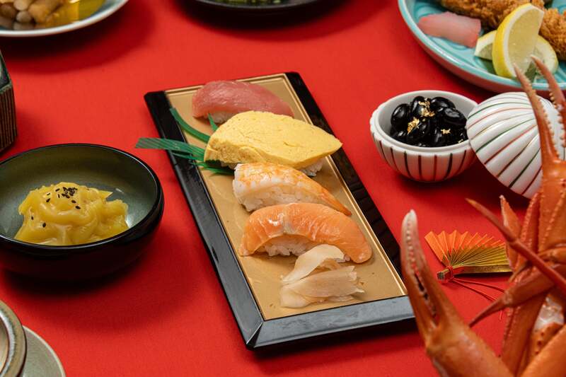 日本の正月らしい彩り豊かなラインナップでご用意