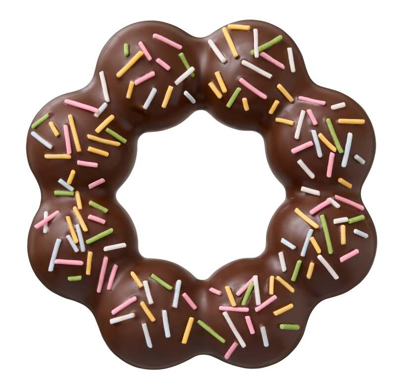 「ポン・デ・リース チョコ」テイクアウト194円、イートイン198円