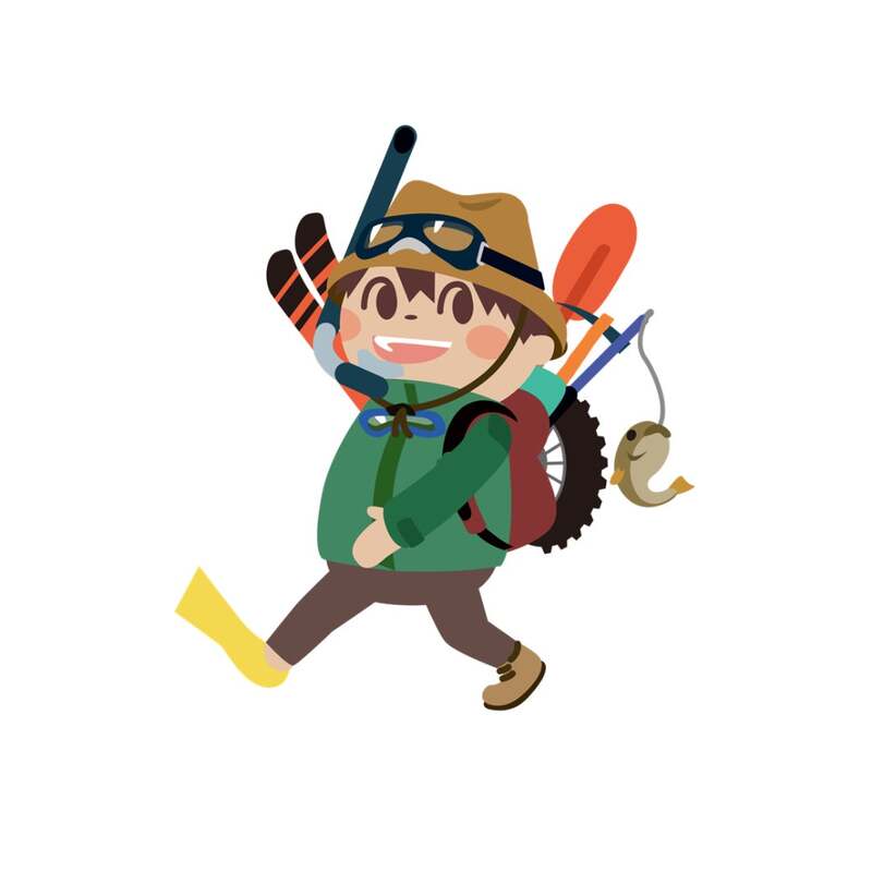 イベント公式キャラクター「アウトドアぼーや」