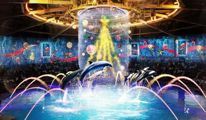 ナイトVer.ドルフィンパフォーマンス:Bright Christmas Party