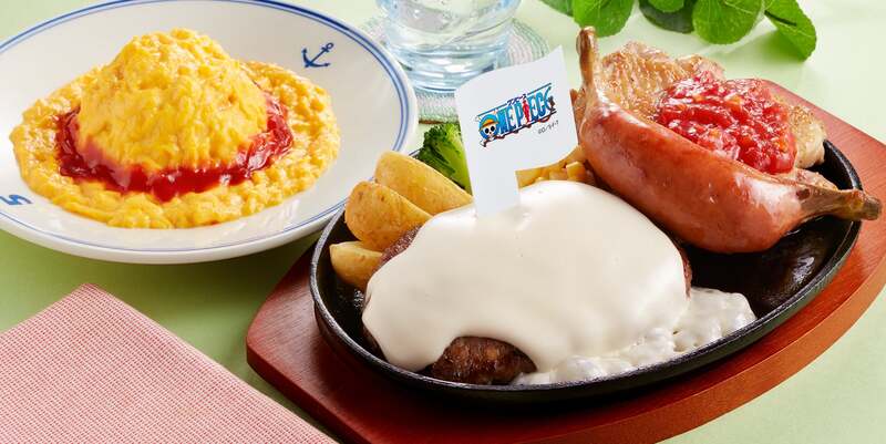 ルフィのドン!!と山盛り肉々グリル&麦わらオムライス /1,499円(税込1,648円) *TAKEOUT可 ルフィのドン!!と山盛り肉々グリル(単品)/1,299円(税込1,428円)*TAKEOUT可