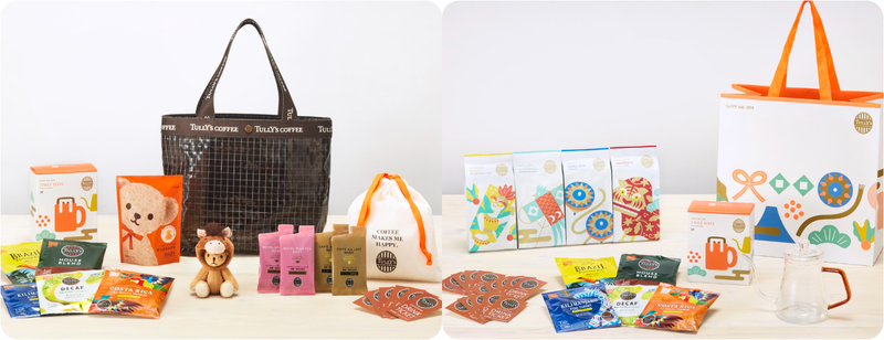 (左)「5,500円バッグ」/(右)「10,000円バッグ