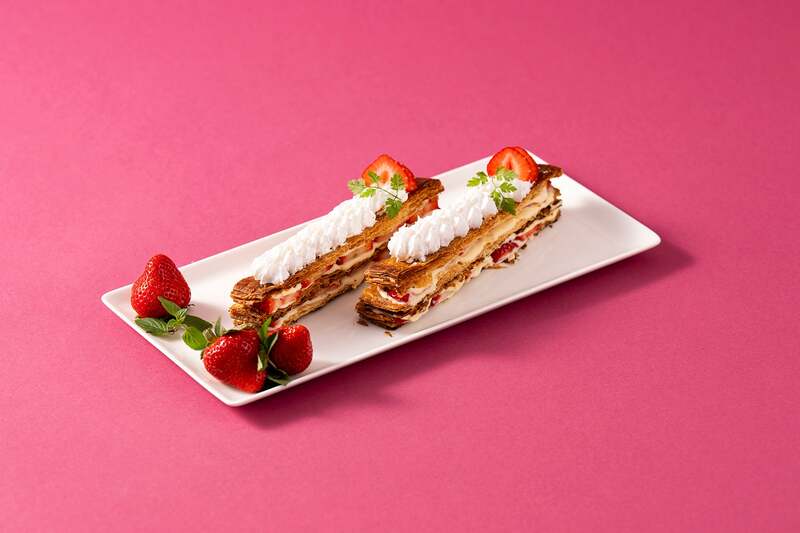 苺のミルフィーユ