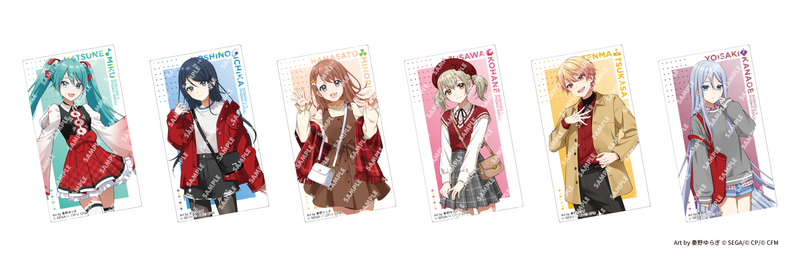 コラボ限定ステッカー(全6種)イメージ ※ランダムでの提供です