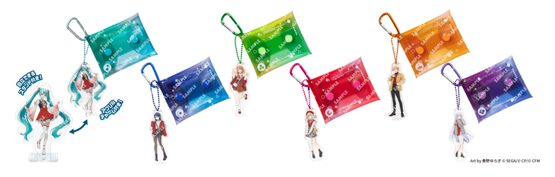 コラボ限定マルチポーチ(全6種)イメージ ※ランダムでの提供です