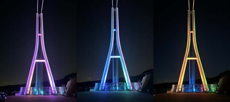 ライトアップイメージ:他期間のカラーイメージ