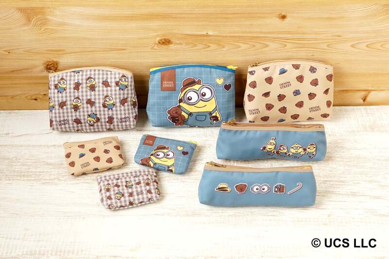 ・P付きミニ小銭入れ 各¥1,100(税込)・底はぎポーチ 各¥1,430(税込)・ペンケース 各¥1,980(税込)