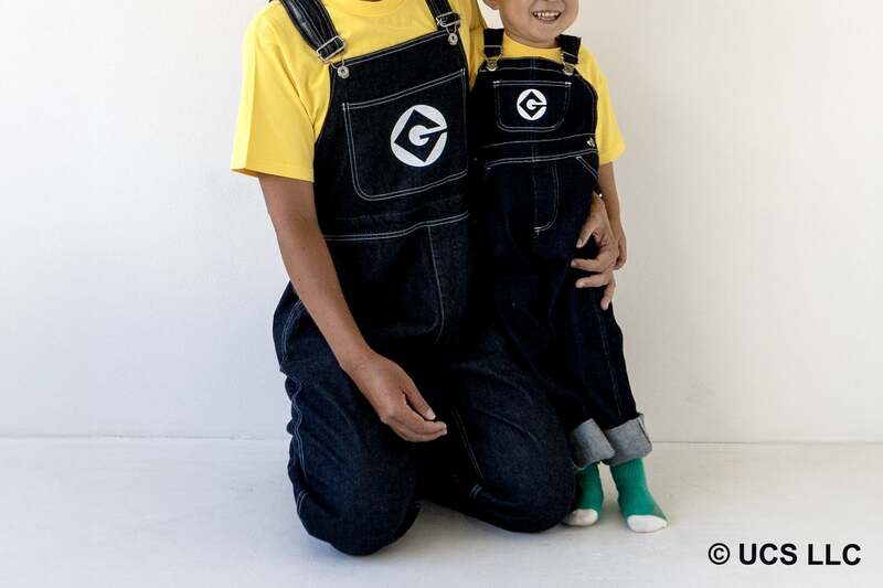 ・児島オーバーオール KIDS_80.100.120.140 ¥16,500(税込)※12月下旬発売予定 大人_SS.S.M.L ¥33,000(税込)