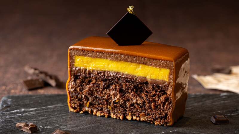 バレンタインデー期間限定、1名さま1皿限定の特別スイーツ