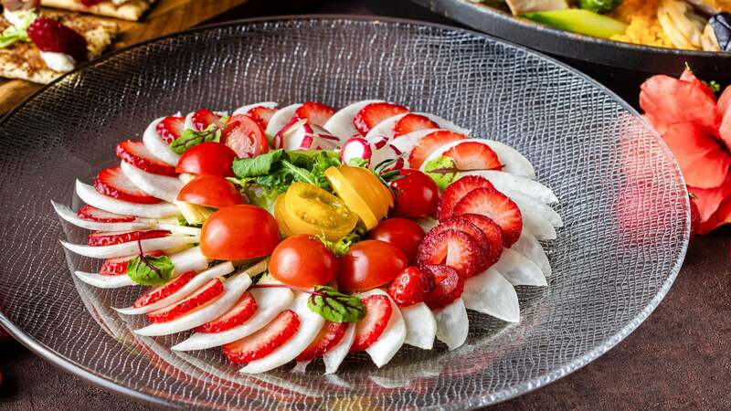 苺を使った前菜