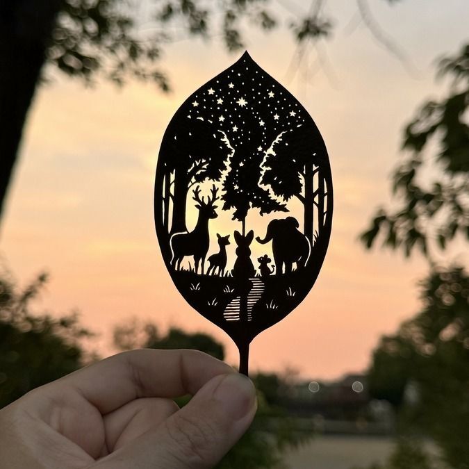 リト@葉っぱ切り絵展 in 横浜みなとみらい