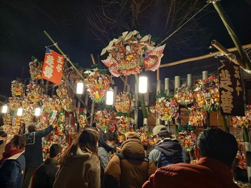 鳩ヶ谷総鎮守 氷川神社 おかめ市