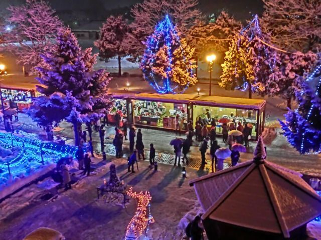 クリスマスマーケットin小坂2025/※写真は過去のイベントの際の様子