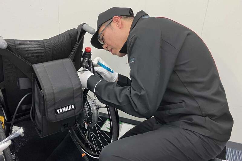「電動車いす製造技術者の仕事」イメージ