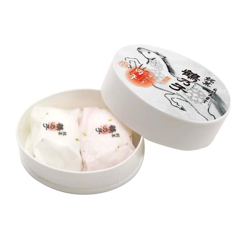 干支鶴乃子(子馬)2個入/454円(税込)