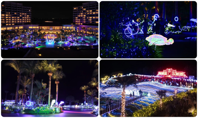 月夜のワンダーイルミネーション