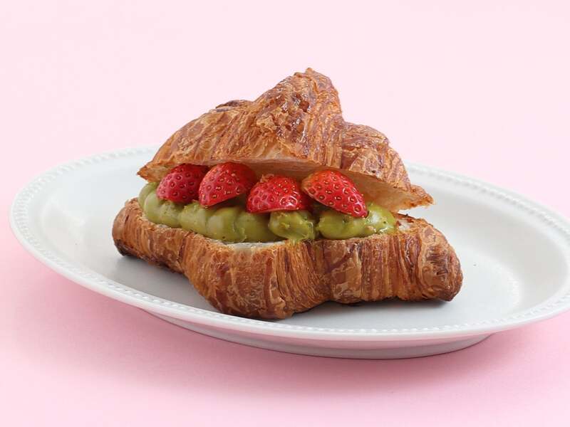 あまりんと抹茶のクロワッサンサンド 1個 799円/ブーランジェリー ブルディガラ(エキュート大宮)
