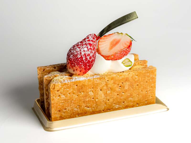 限定あまりんミルフィーユ 1個 1,400円/氷川の杜YAKUMO(エキュート大宮)