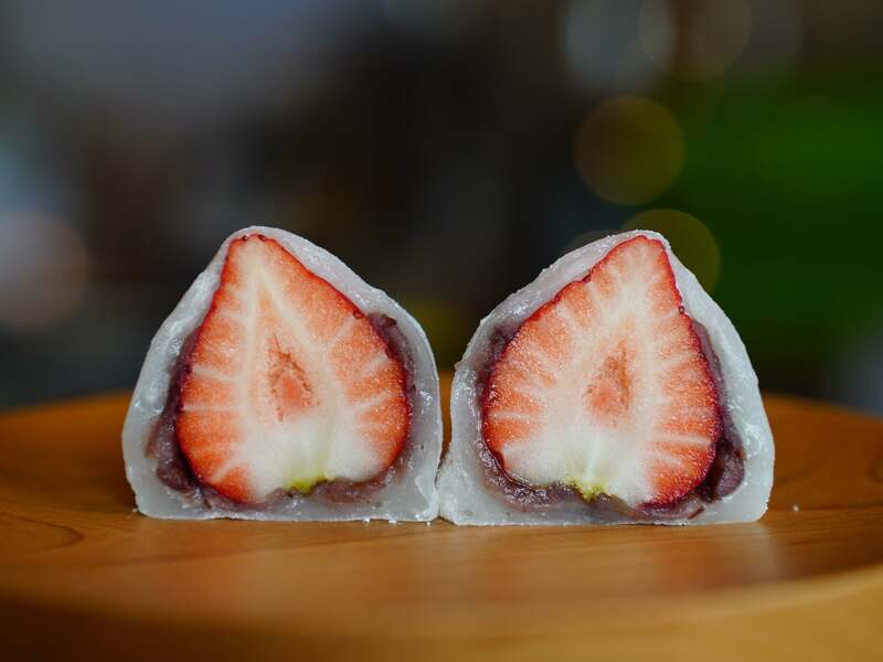 あまりん大福 1個 830円/菓匠幹栄×CafeLatte57℃(エキュート大宮/イベント)