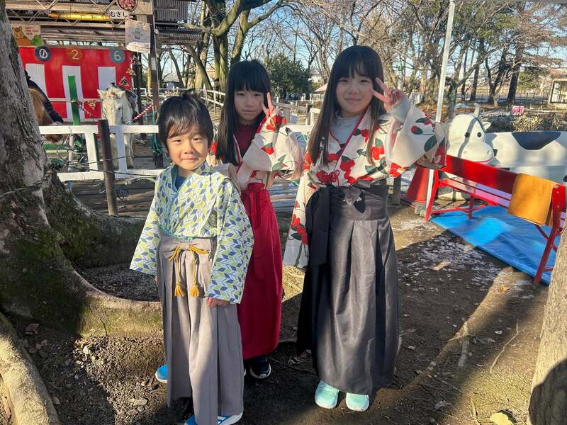 【新春!ポニーちびっこ流鏑馬体験】袴の貸し出しがあります!