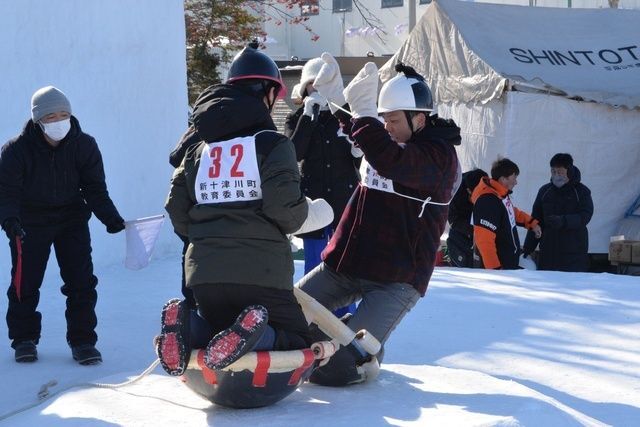 第33回しんとつかわ雪まつり/国際中華鍋押相撲選手権(過去開催時の様子)