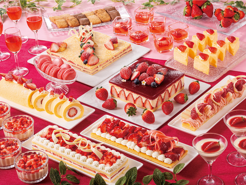 いちごスイーツが食べ放題♪