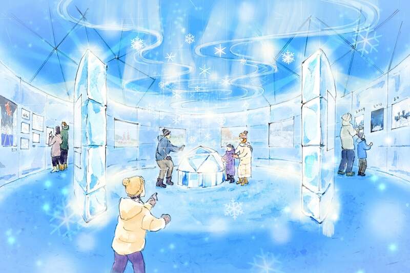 氷の教会をより深く知る「氷の美術館」(1月30日完成予定)