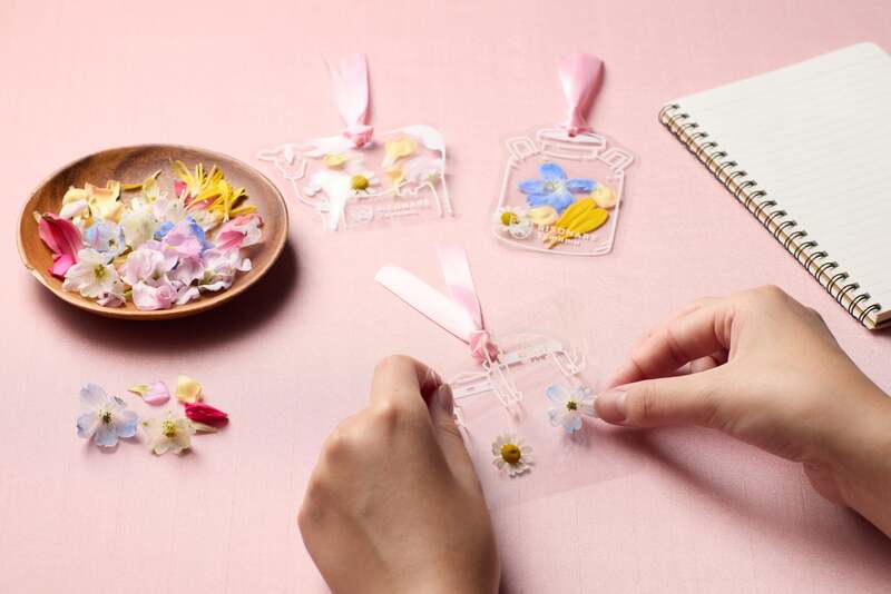 花咲くしおり作り