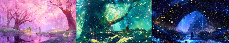 左からゾーン1、ゾーン3、ゾーン4のイメージビジュアル