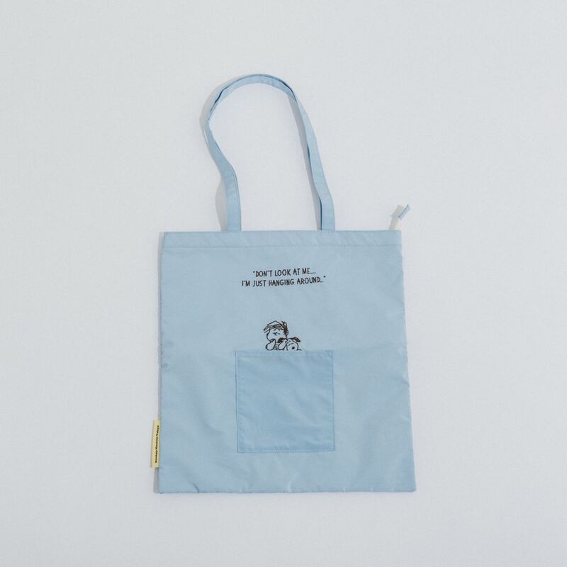 刺繍フラットトートバック ライナス&スヌーピー 4,510円(税込)