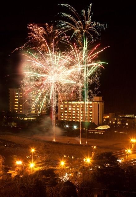 冬の下呂温泉花火物語(下呂温泉観光協会)