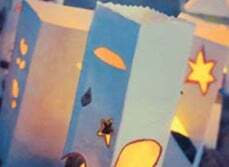 お絵描きランタン体験