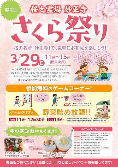 第4回 妙正寺さくら祭り