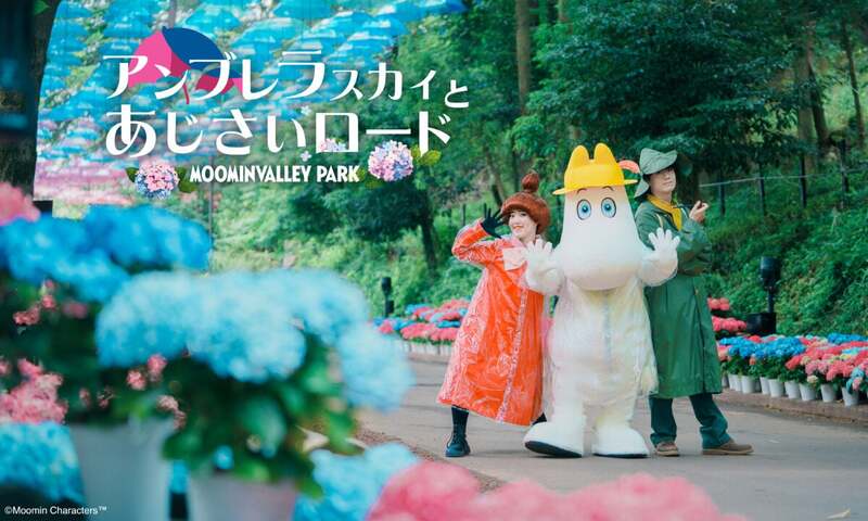 アンブレラスカイとあじさいロード