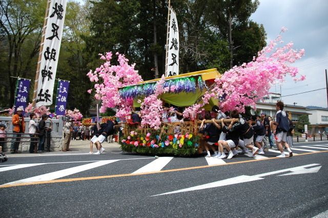 足助春まつり(足助神社例祭・重範祭)(例年の様子/足助観光協会)