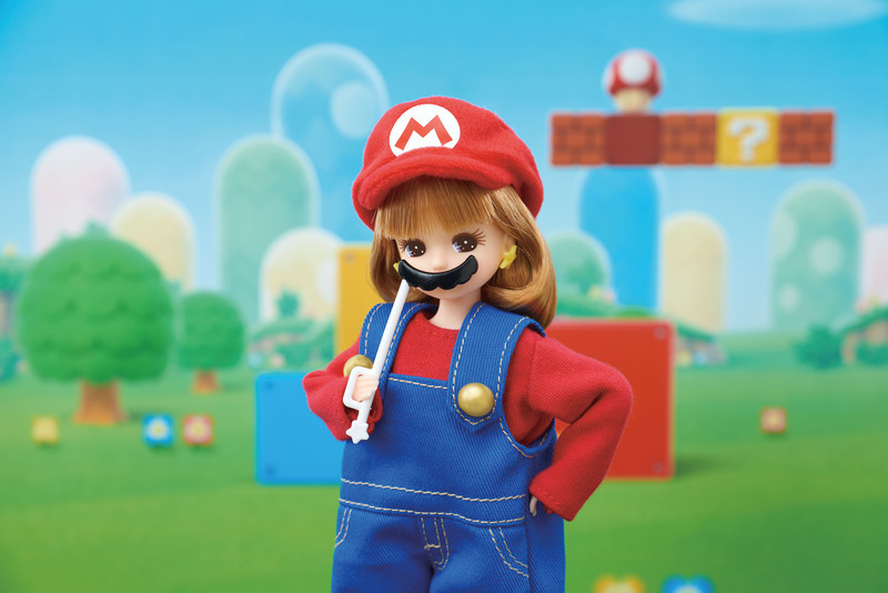 「スーパーマリオ リカちゃん マリオスタイル」(C)TOMY (C)Nintendo