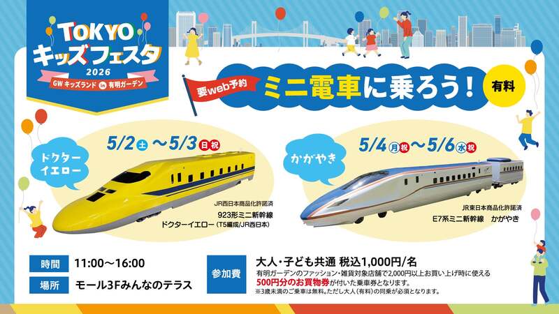 ミニ電車に乗ろう!