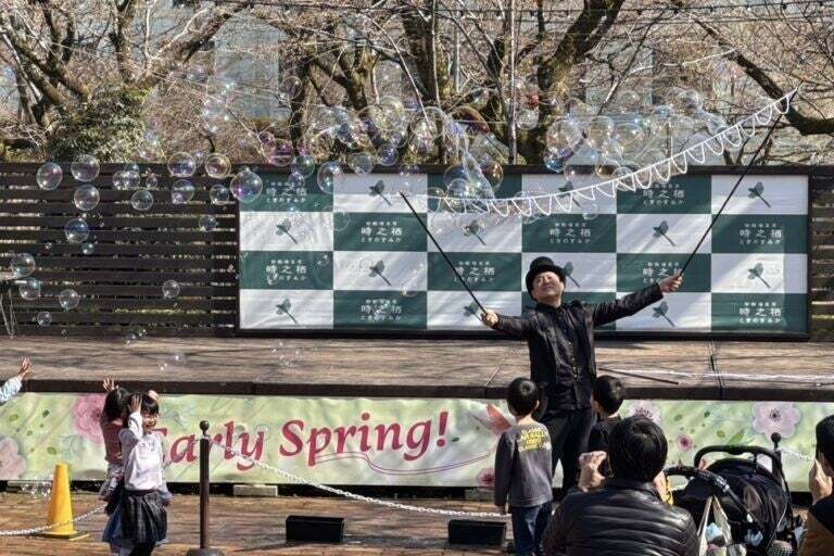 シャボン玉ショー