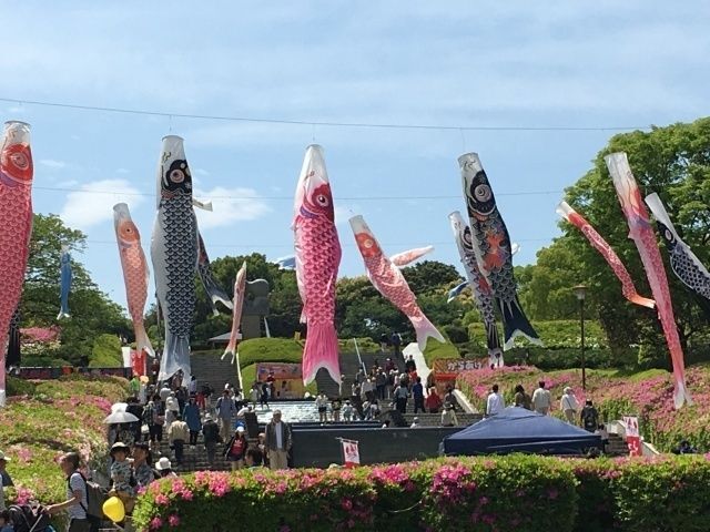第41回 つつじ・ゆめ風車まつり in レゾナック永源山公園
