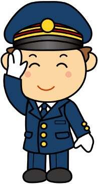 子供の駅長用制帽と制服を着用したなりきり撮影会
