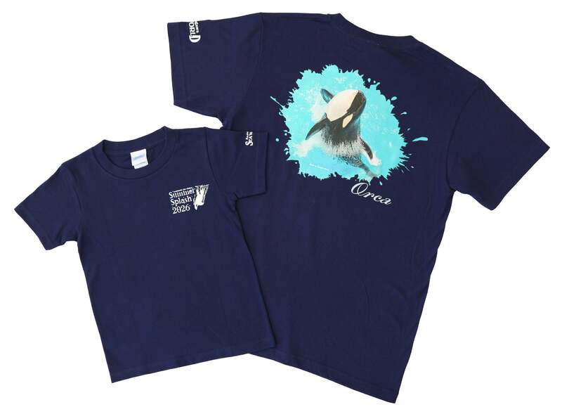 オリジナル「スプラッシュTシャツ」(大人 5,940円、子供 4,400円)