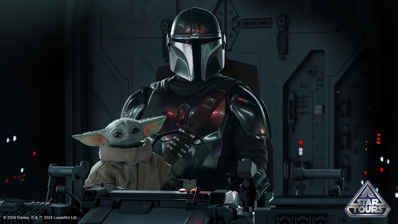 「スター・ツアーズ:ザ・アドベンチャーズ・コンティニュー」の期間限定の映像 (C) Disney (C) & TM Lucasfilm Ltd.