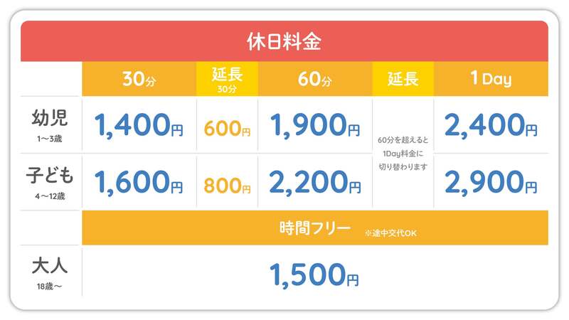 休日料金