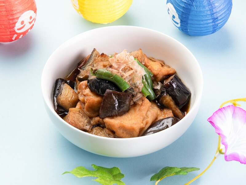 ナスと豆腐の揚げ浸し